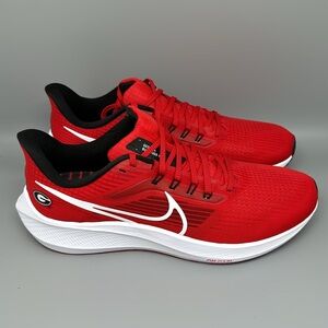 Nike‎ Air Zoom Pegasus 39 UGA Georgia Running Shoes DR1990-600 Men's Sz 9.5